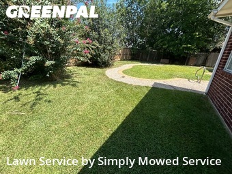 Landscaping Renovation In Pearland,77584,Landscaping by Simply Mowed Service, work completed in Jul , 2026