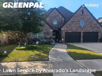 Lawn Cutin Atascocita,77346,Yard Mowing by Alvarado's Landscape, work completed in Dec , 2025