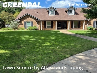 Lawn Mowing Servicein Plano,75075,Lawn Cutting by Alfas Landscaping, work completed in Jun , 2026