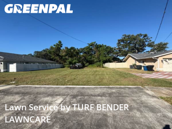 Yard Mowingin Clearwater,33755,Lawn Care Service by TURF BENDER LAWNCARE, work completed in Dec , 2025
