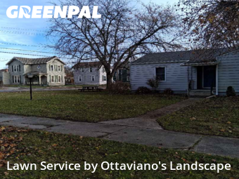 Lawn Services in Marion, 43302, Front Yard Mowing by Ottaviano's Landscape, work completed in Nov , 2025