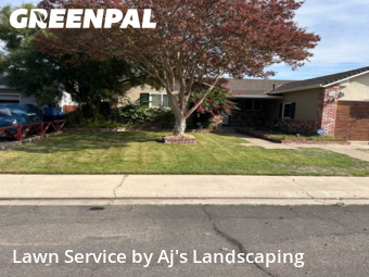 Work completed by professional-lawn-care-service-in-Manteca-CA