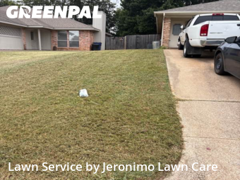 Lawn Mowin Burleson,76028,Grass Cutting by Jeronimo Lawn Care , work completed in Nov , 2025