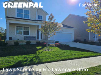 Lawn Care in Columbus, 43228, Yard Mowing by Eco Lawncare Ohio, work completed in Oct , 2025