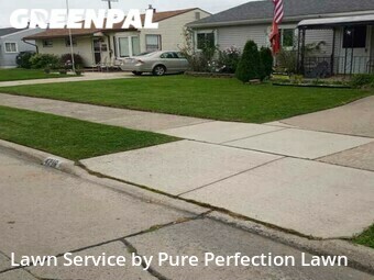 Backyard Mowing in Wyandotte, 48192, Yard Cutting by Pure Perfection Lawn, work completed in Nov , 2025