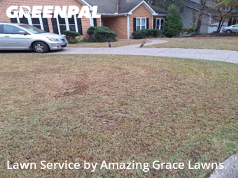 Lawn Servicein Lawrenceville,30044,Lawn Cut by Amazing Grace Lawns, work completed in Dec , 2025