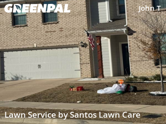 Backyard Landscaping In Fort Worth,76120,Landscaping by Santos Lawn Care , work completed in Dec , 2025