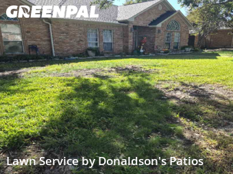 Lawn Care Servicein Wylie,75098,Grass Cutting by Donaldson's Patios, work completed in Nov , 2025
