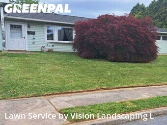 Front Yard Mowing in Whitehall, 18052, Lawn Management by Vision Landscaping L, work completed in Nov , 2025