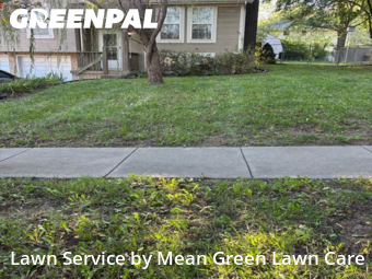 Grass Cutin Blue Springs,64014,Grass Cutting by Mean Green Lawn Care, work completed in Dec , 2025