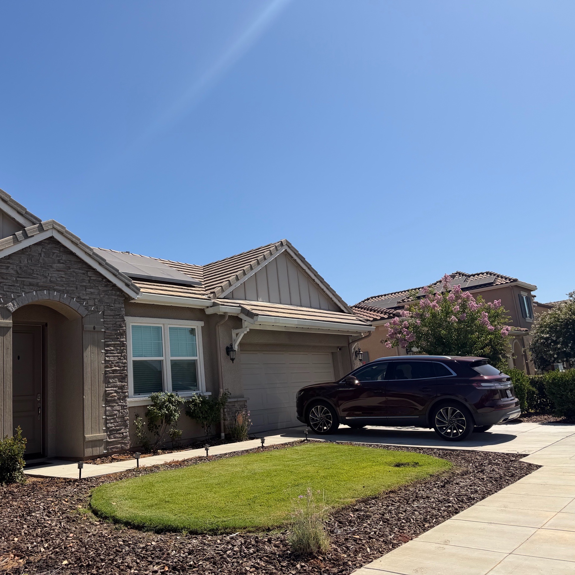Lawn mowing work by Jb Lawn Services Llc in Fresno, CA