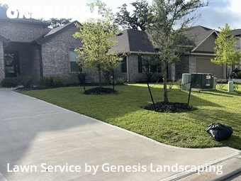 Lawn Servicein Conroe,77301,Lawn Cutting by Genesis Landscaping, work completed in Jun , 2026