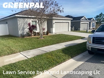 Front Yard Mowing in Haines City, 33844, Lawn Upkeep by Segrid Landscaping Llc, work completed in Dec , 2025