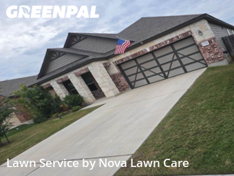 Lawn mowed in Manor, 78653