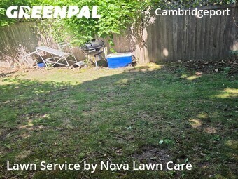 Lawn mowed in Cambridge, 2139