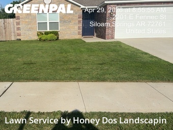 Lawn mowed in Siloam Springs, 72761
