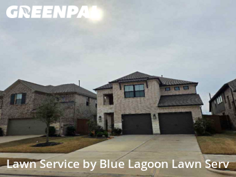 Lawn Maintenancein Katy,77493,Lawn Mowing by Blue Lagoon Lawn Serv, work completed in Feb , 2026