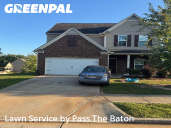 Yard Care in Athens, 30606, Grass Services by Pass The Baton, work completed in Oct , 2025