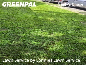 Completed mowing work