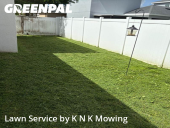 Lawn Mowing Servicein Wesley Chapel,33545,Yard Cutting by K N K Mowing, work completed in Nov , 2025