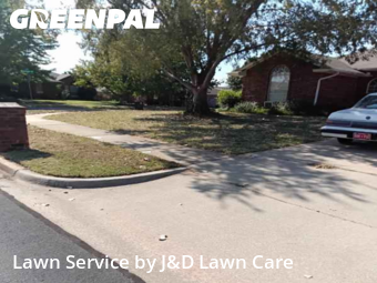 Lawn Cutin Norman,73071,Grass Cut by J&D Lawn Hustlers, work completed in Feb , 2026