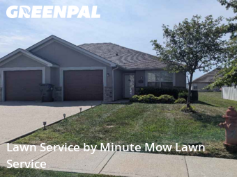 Yard Cuttingin Blue Springs,64014,Grass Cut by Minute Mow Lawn Service, work completed in Nov , 2025