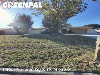 Grass Cutin Orange Park,32073,Lawn Maintenance by Kick N Grass, work completed in Feb , 2026