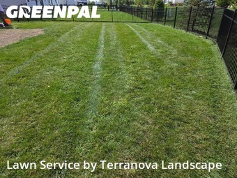 Garden Trimming in South Elgin, 60177, Front Yard Mowing by Terranova Landscape, work completed in Nov , 2025