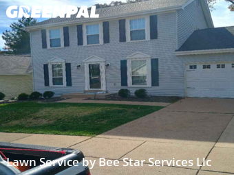 Lawn Mowing Servicein Ballwin,63021,Lawn Service by Bee Star Services Llc, work completed in Nov , 2025