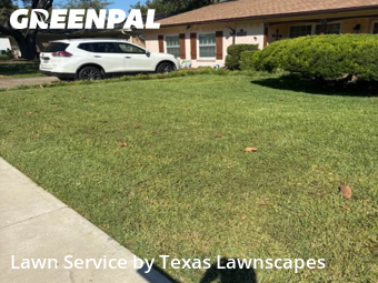 Lawn Cutin Richardson,75080,Lawn Maintenance by Texas Lawnscapes, work completed in Dec , 2025