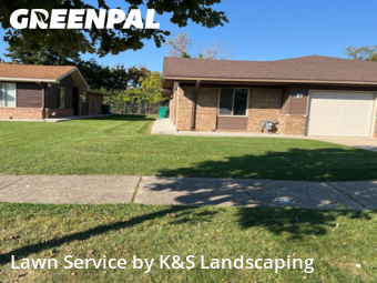 Lawn Cutin Joliet,60432,Lawn Maintenance by K&S Landscaping, work completed in Nov , 2025