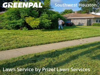 Lawn Cuttingin Bellaire,77401,Grass Cutting by Prizel Lawn Services, work completed in Dec , 2025