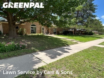 Lawn mowed in Murphy, 75094