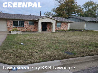 Yard Mowingin Euless,76040,Lawn Cut by K&B Lawncare, work completed in Dec , 2025