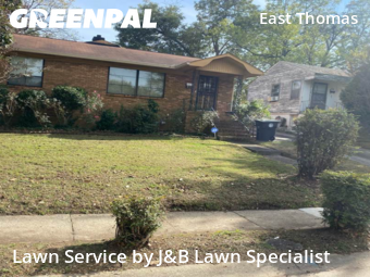 Lawn Services in Birmingham, 35204, Front Yard Mowing by J&B Lawn Specialist, work completed in Nov , 2025
