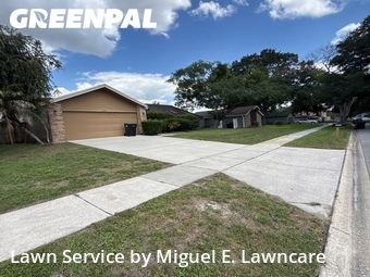 Lawn Mowingin Orlando,32825,Lawn Mow by Miguel E. Lawncare, work completed in Jun , 2026