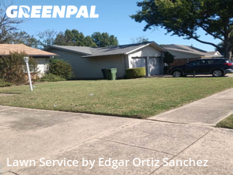 Lawn Mowingin Garland,75042,Lawn Mowing Service by Edgar Ortiz Sanchez, work completed in Nov , 2025