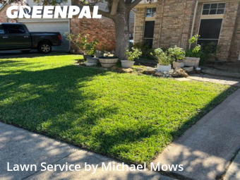 Yard Cuttingin Flower Mound,75028,Lawn Mow by Michael Mows, work completed in Dec , 2025