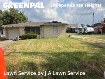 Lawn Maintenancein Houston,77022,Yard Mowing by J.A Lawn Service, work completed in Nov , 2025