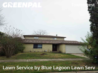 Yard Cuttingin Sugar Land,77498,Lawn Cut by Blue Lagoon Lawn Serv, work completed in Jan , 2026