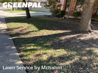 Yard Mowingin Burleson,76028,Lawn Cutting by Mchanni, work completed in Nov , 2025