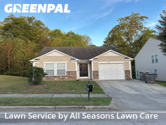 Grass Cuttingin Kannapolis,28081,Yard Cutting by All Seasons Lawn Care, work completed in Oct , 2025