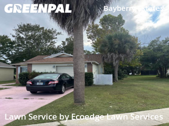 Front Yard Mowing in Melbourne, 32901, Yard Upkeep by Ecoedge Lawn Services, work completed in Nov , 2025