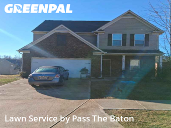 Yard Maintenance in Athens, 30606, Lawn Management by Pass The Baton, work completed in Dec , 2025