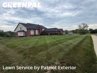 Completed mowing work