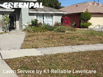 Lawn Cutin Clermont,34714,Grass Cut by K1 Reliable Lawncare, work completed in Feb , 2026