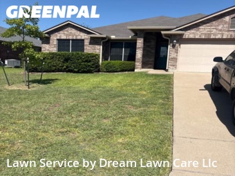 Lawn Upkeep in Waco, 76712, Front Yard Mowing by Dream Lawn Care Llc, work completed in Nov , 2025