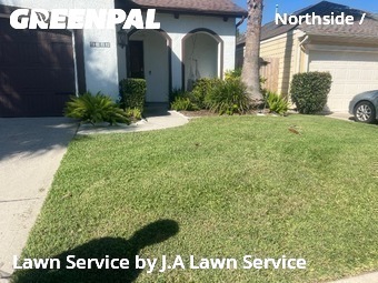 Lawn Mowing Servicein Houston,77076,Grass Cutting by J.A Lawn Service, work completed in Dec , 2025