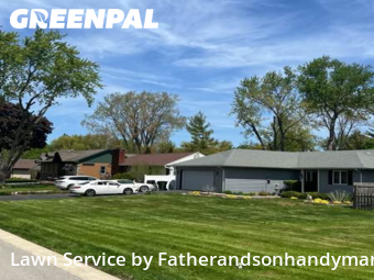 Grass Cutin Palatine,60074,Lawn Mowing by Fatherandsonhandyman, work completed in Feb , 2026