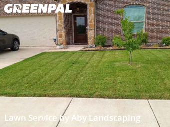 Lawn Mowing in Princeton, 75407, Property Maintenance by Aby Landscaping, work completed in Aug , 2025